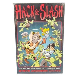 2021 Steve Jackson Games Hack & Slash Card Game Unisex OS Multicolor 1st edition